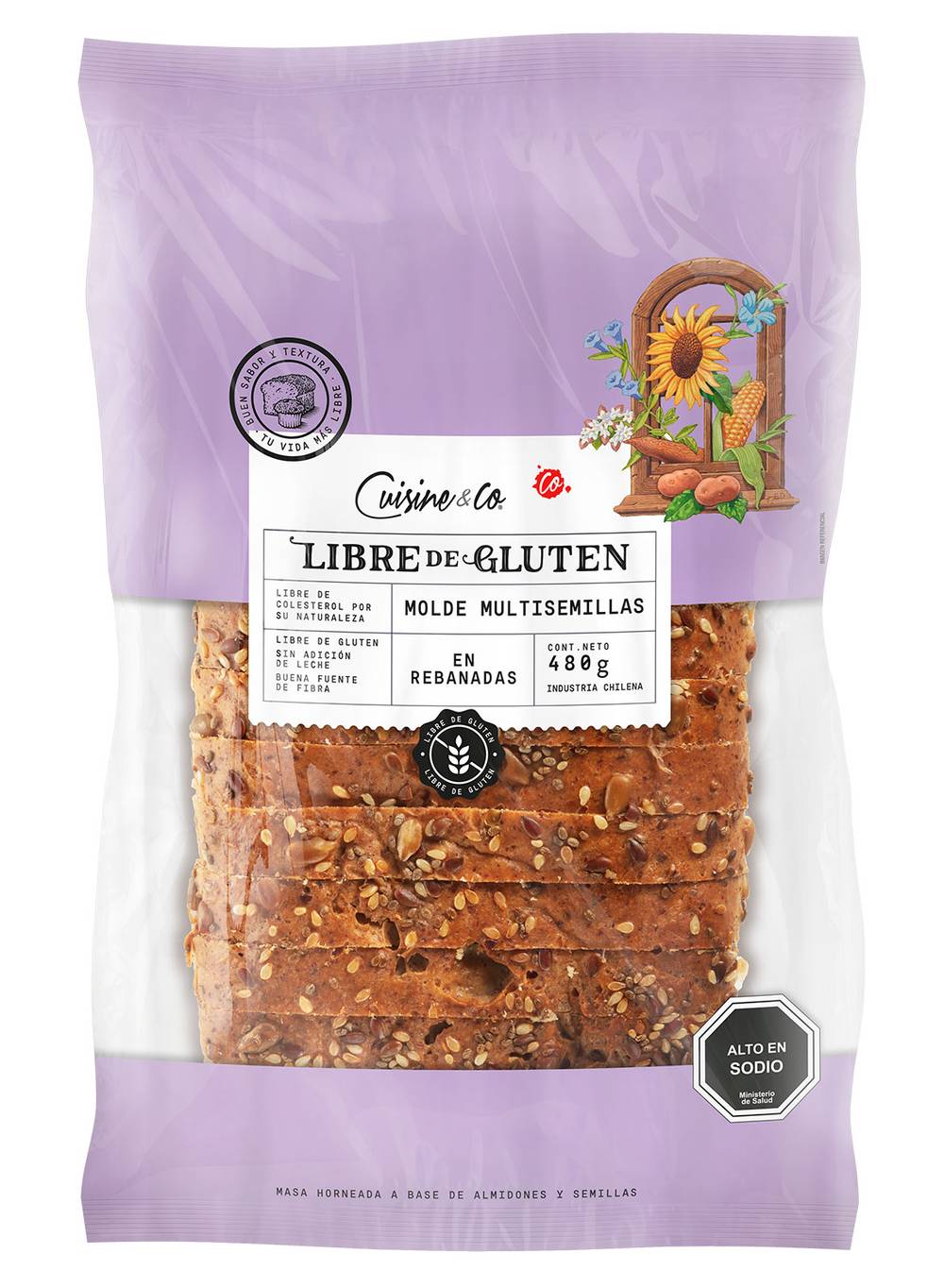 Cuisine & Co · Pan molde multisemillas (480 g)