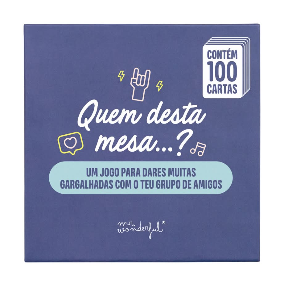 Jogo De Cartas - Quem Desta Mesa...