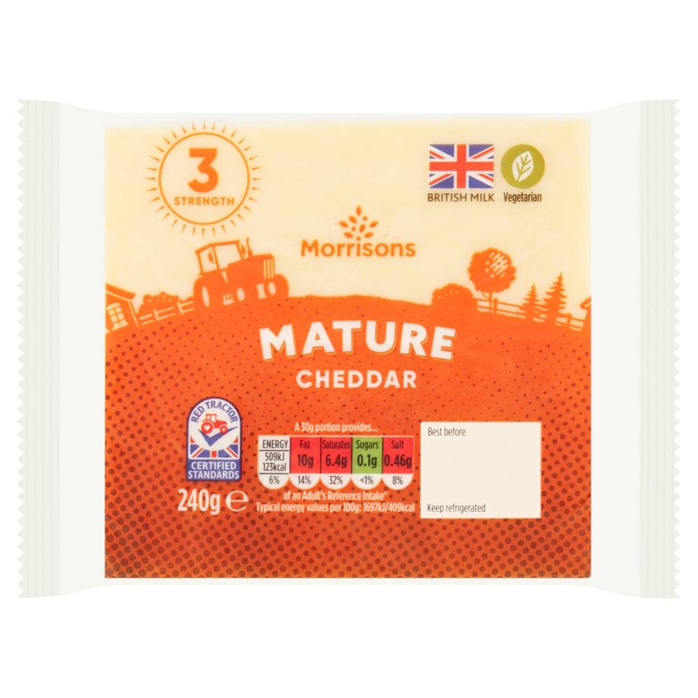 Morrisons Mature Cheddar (240g)