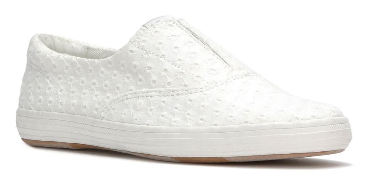 Keds Champion Slip-On Sneaker - Women's (Snow White Medium - 9)