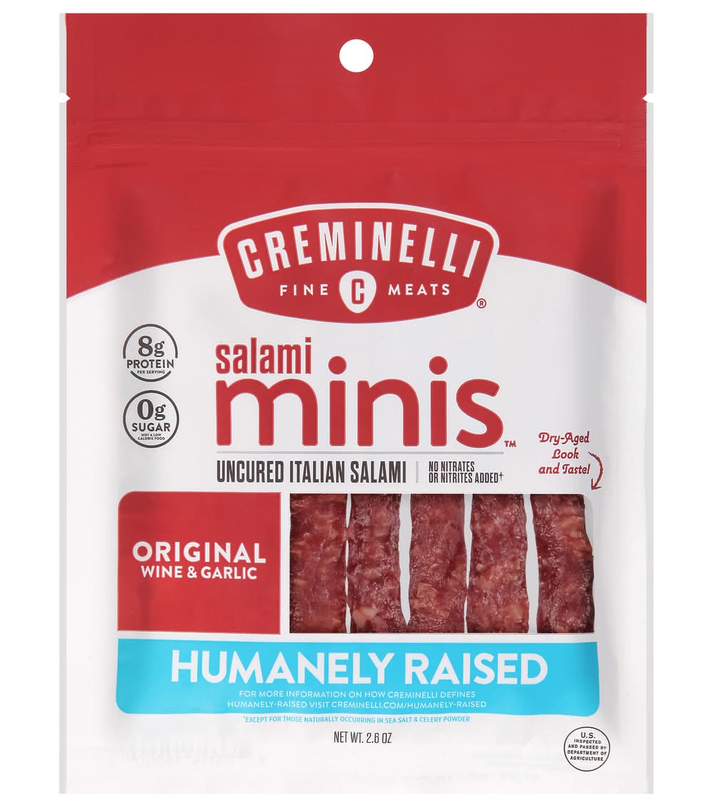 Creminelli Uncured Mini Italian Salami (2.6 oz)