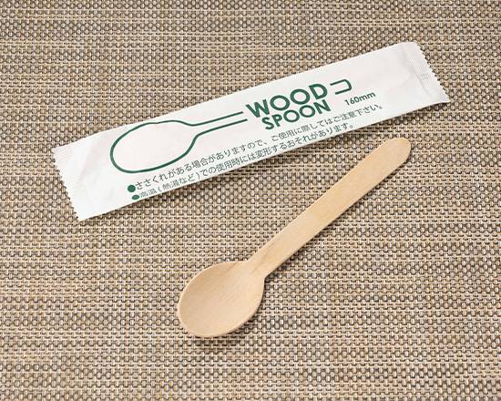 木製スプーン Disposable wooden spoon