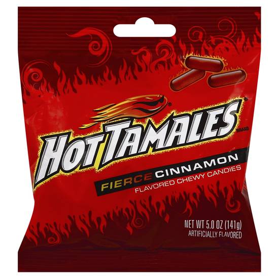 Hot Tamales Fierce Cinnamon Flavored Chewy Candies
