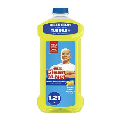 Mr. Clean Mr. Net Antibacterial Cleaner With Summer Citrus, Summer Citrus (1.21 L)