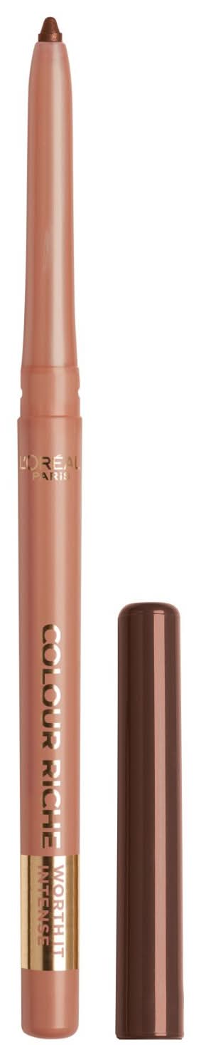 L'Oréal Lip Liner Pencil With Omega 3 & Vitamin E, 635 Worth It Intense (0.01 oz)
