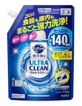 食洗機キュキュットＵＣすっきりシトラスつめかえ用７７０ｇ:4901301406507