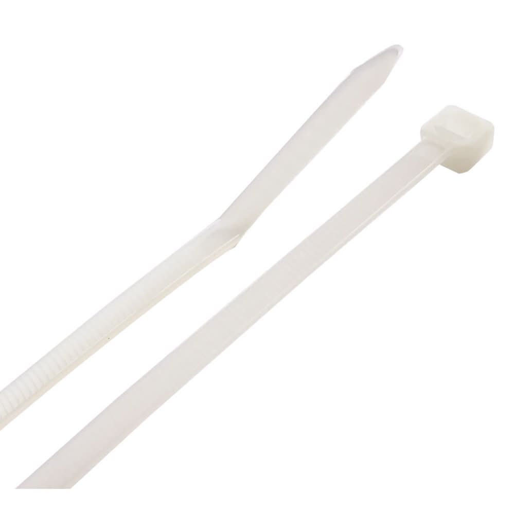 Steel Grip 8 In. L White Cable Tie 100 Pk