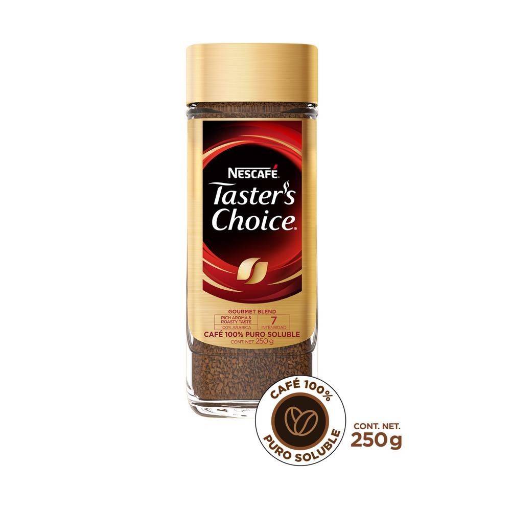 Nescafé · Taster's choice gourmet blend café soluble 100% arábica (250 g)