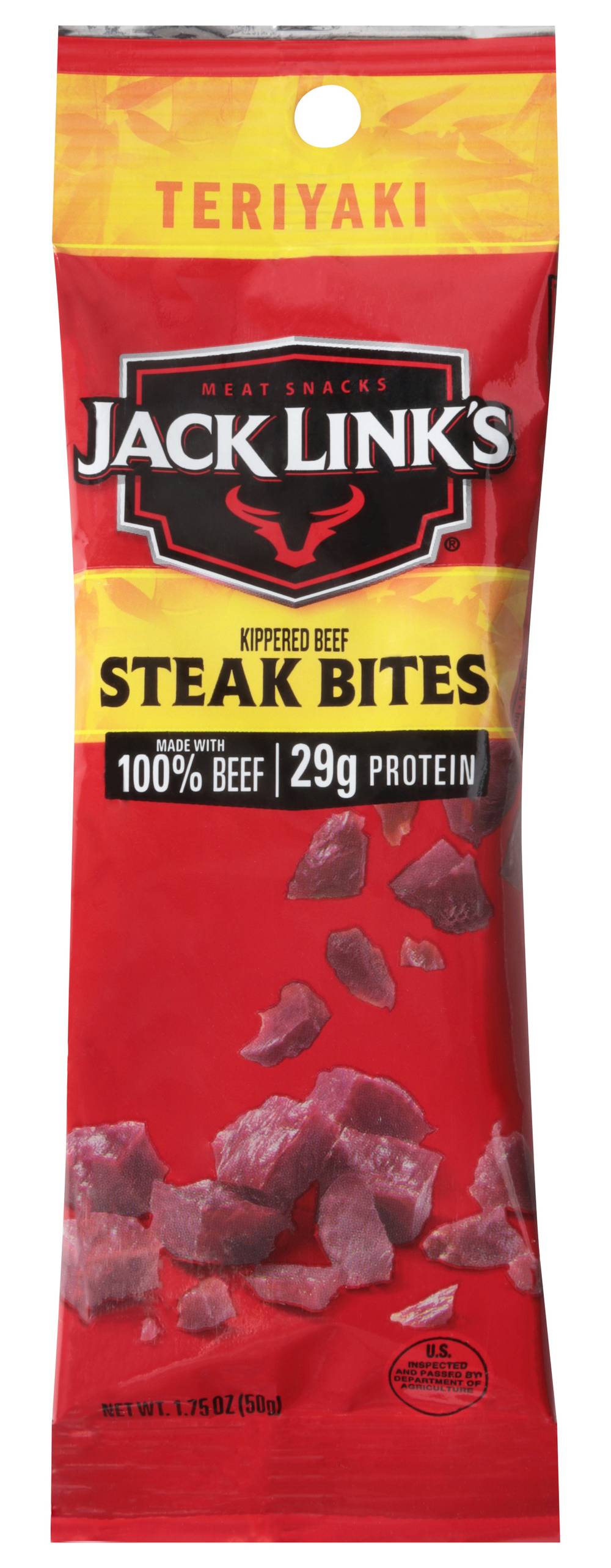 Jack Link's Kippered Beef Steak Bites, Teriyaki (1.75 oz)