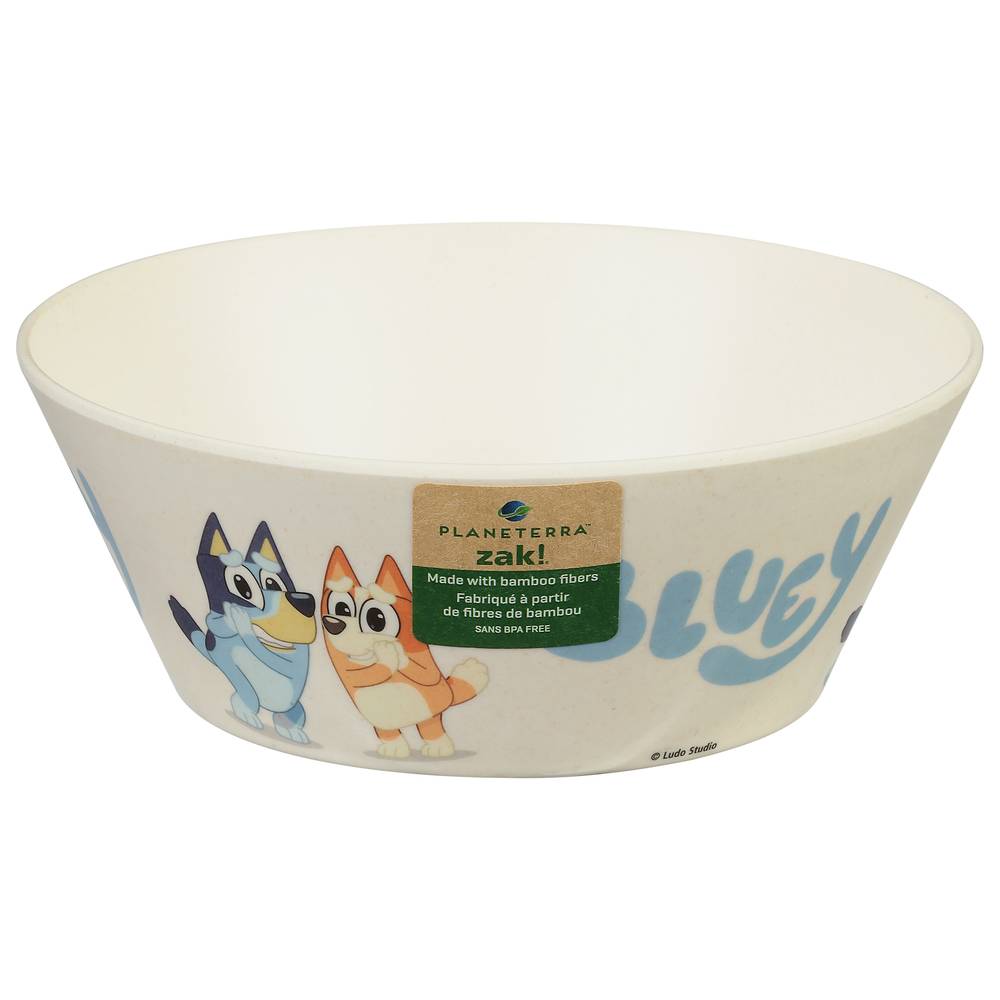 zak! 6 Inch Bluey Melamine Bamboo Bowl