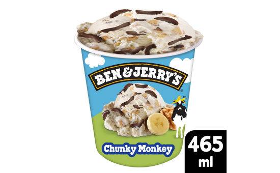 Ben & Jerry's Chunky Monkey Ice Cream 427ml