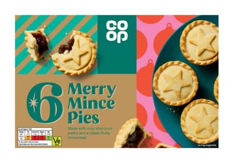 -CO OP MINCE PIES PS 6PK