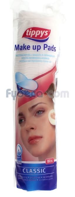 Desmaquillantes Tippys Tippys Discos X 80