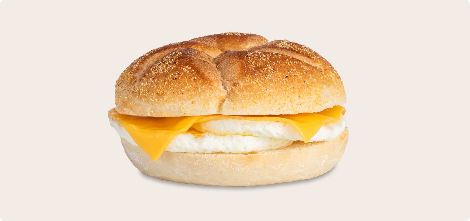 Egg & Cheese on a Kasier Roll