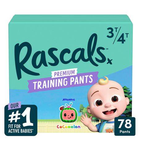 Rascals Premium Cocomelon Training Pants, 3T-4T (78 ct)