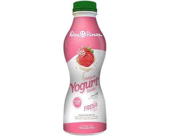 Yogurt Líquido Fresa 750 Ml Botella
