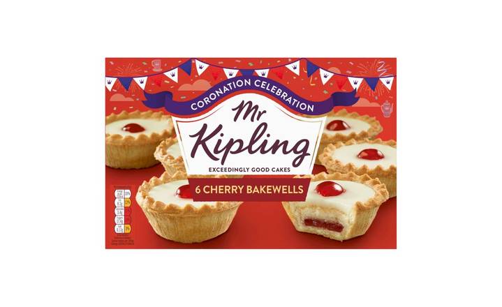 Mr Kipling Cherry Bakewells 6's (184721)