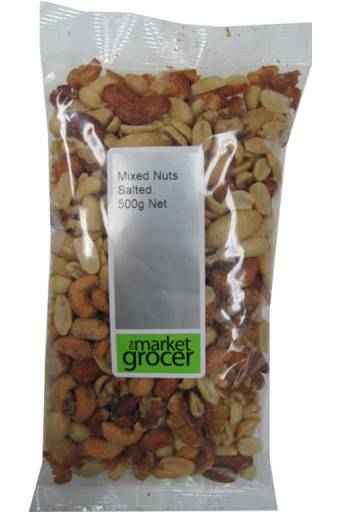 The Market Grocer Mixed Salted Nuts (500g)