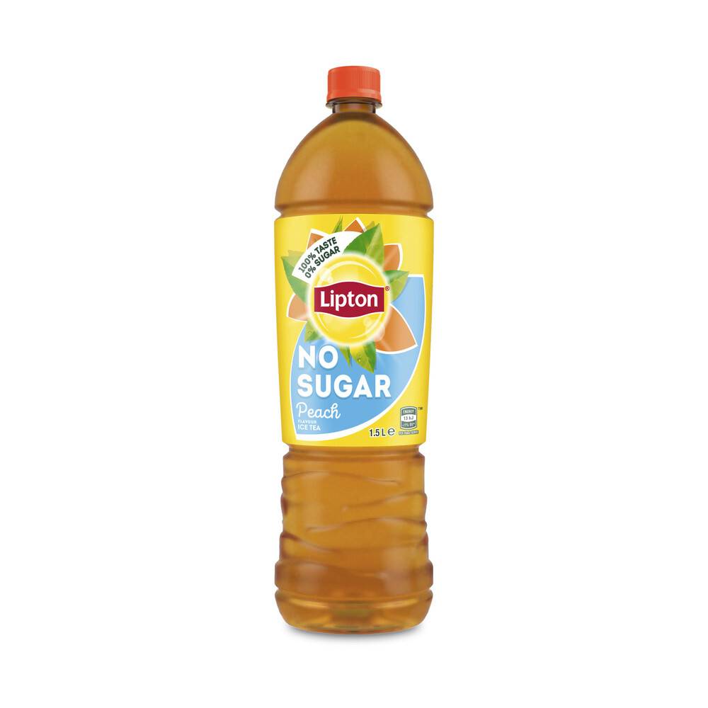 Lipton No Sugar Ice Tea Drink, Peach (1.5L)