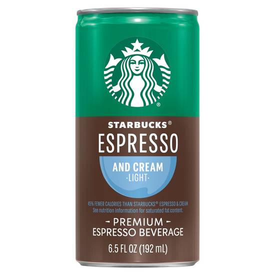 Starbucks Double Shot Lite Premium Coffee (6.5 fl oz) (espresso)