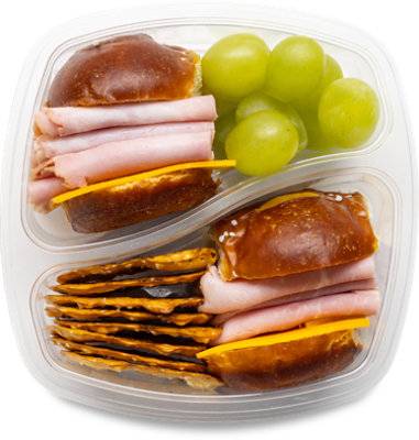 Readymeals Ham & Cheese Pretzel Slider Duo - Ready2Eat
