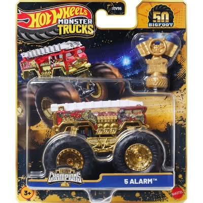 Hot Wheels Monster Truck Bigfoot Trophy Champions Vehicle Toy For Age 3+