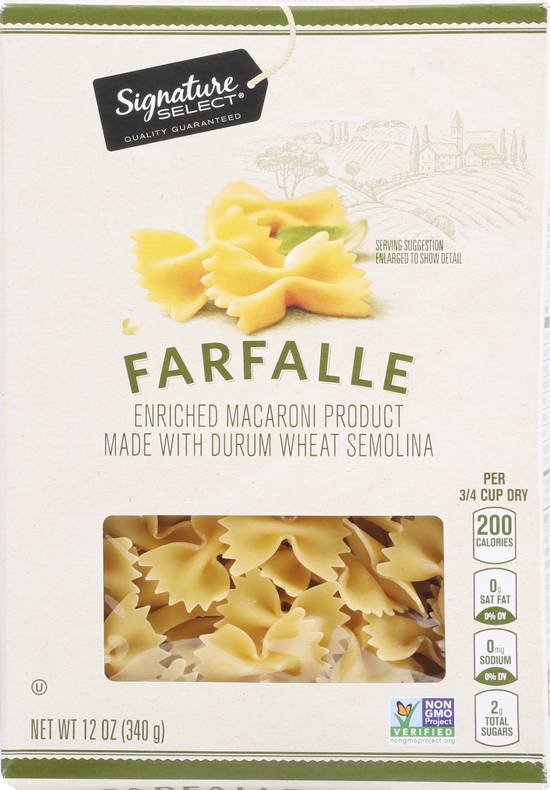 Signature Select Farfalle Pasta Made With Semolina (12 oz)