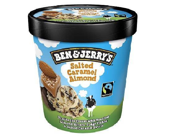 Ben and Jerry's Salted Caramel Almond 473ml