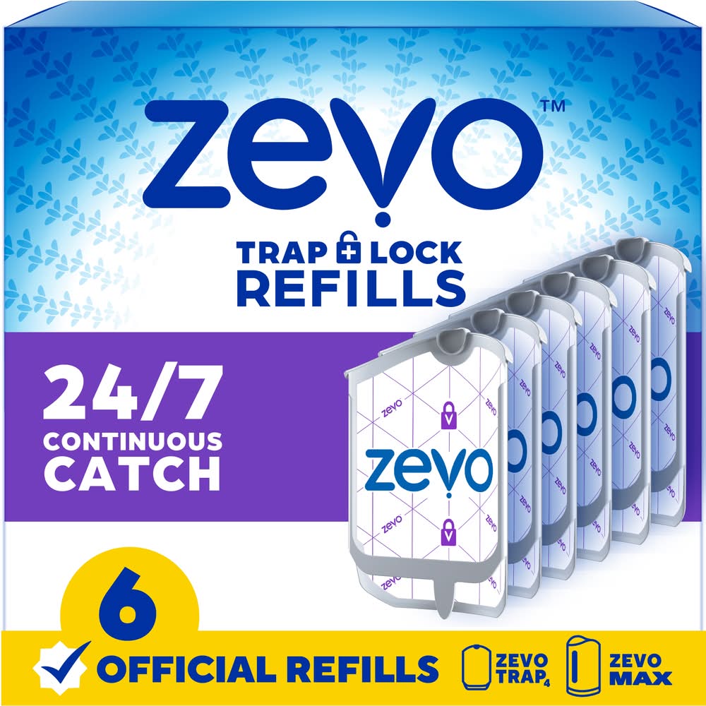 Zevo Insect Trap Refill Cons (6 ct)