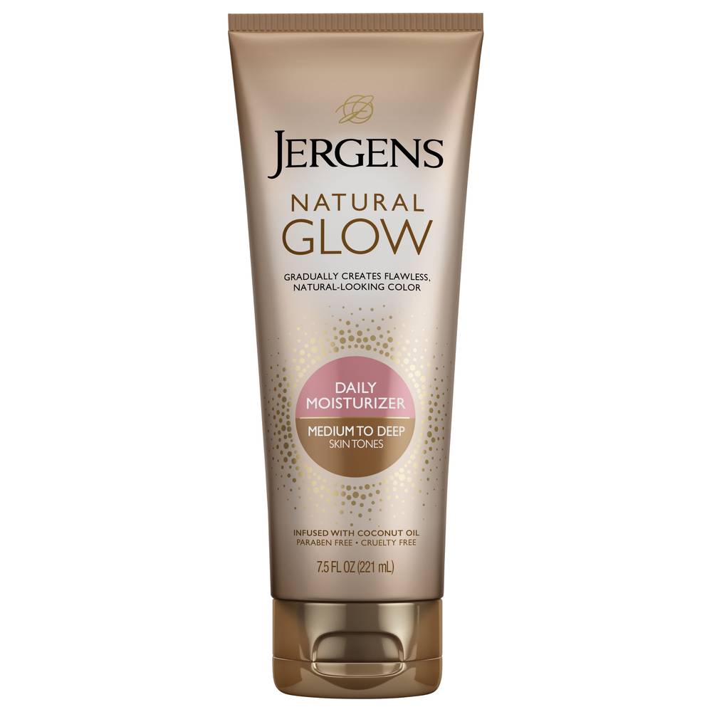 Jergens Natural Glow Daily Moisturizer Medium To Deep Skin Tones