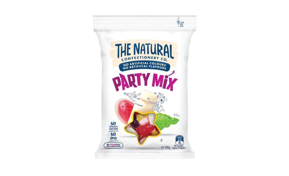 The Natural Confectionery Company Party Mix 180g