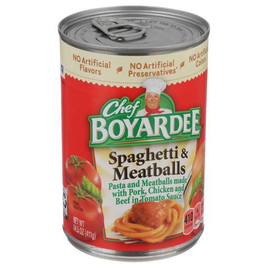 Chef Boyardee Spaghetti & Meatballs in Tomato Sauce