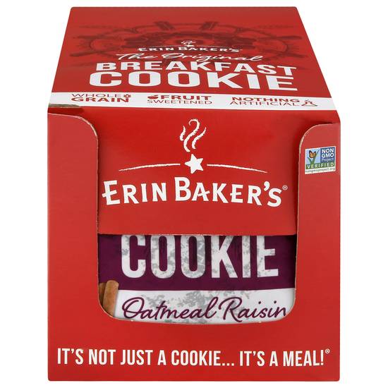 Erin Baker's the Original Breakfast Cookie Oatmeal Raisin (12 ct)