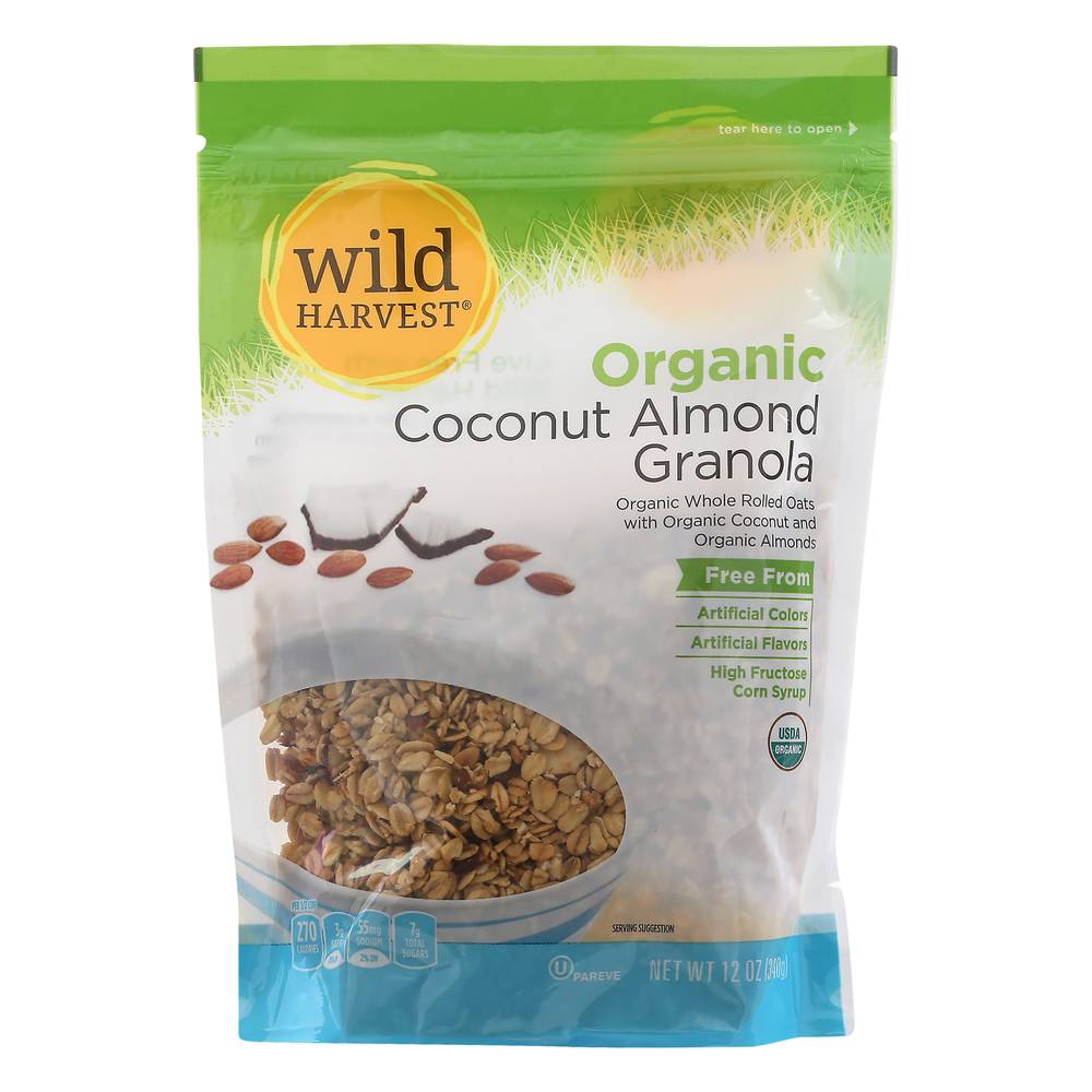 Wild Harvest Organic Coconut Almond Granola (12 oz)