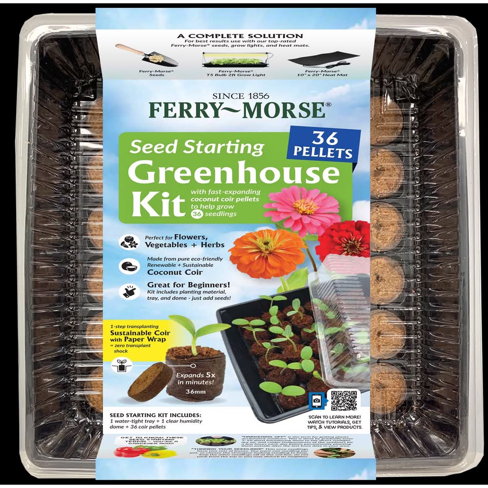 Ferry-Morse 36 Cells 11 In. W X 11 In. L Seed Starting Kit 1 Pk