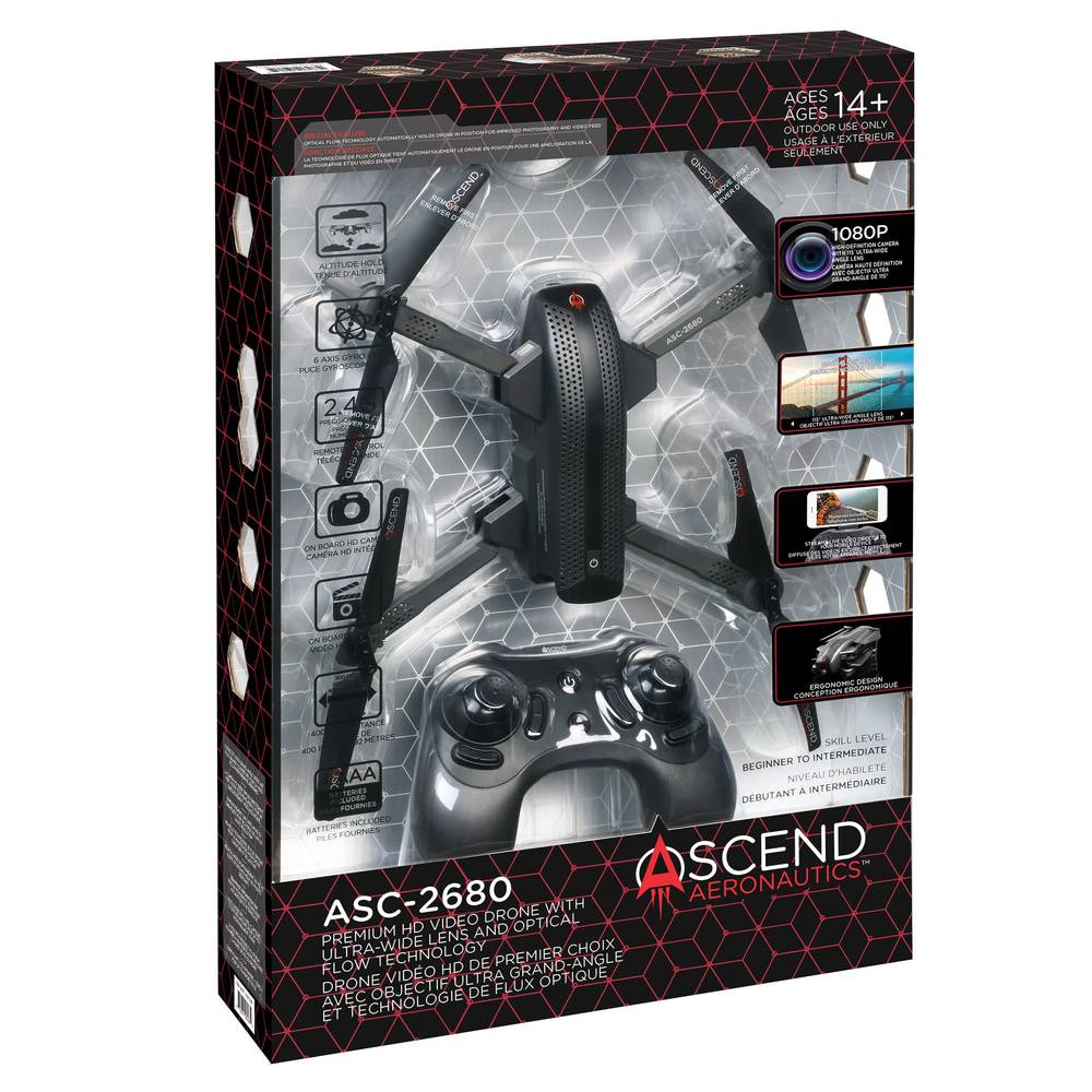 Ascend Aeronautics Asc-2680 Premium HD Video Drone With Optical Flow Technology