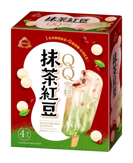 杜老爺抹茶紅豆QQ雪糕 <70g克 x 4 x 1BOX盒>