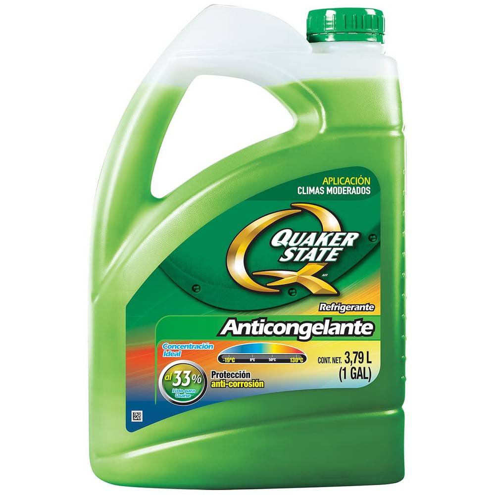 QUAKER STATE · Anticongelante concentración ideal (3,79 L)