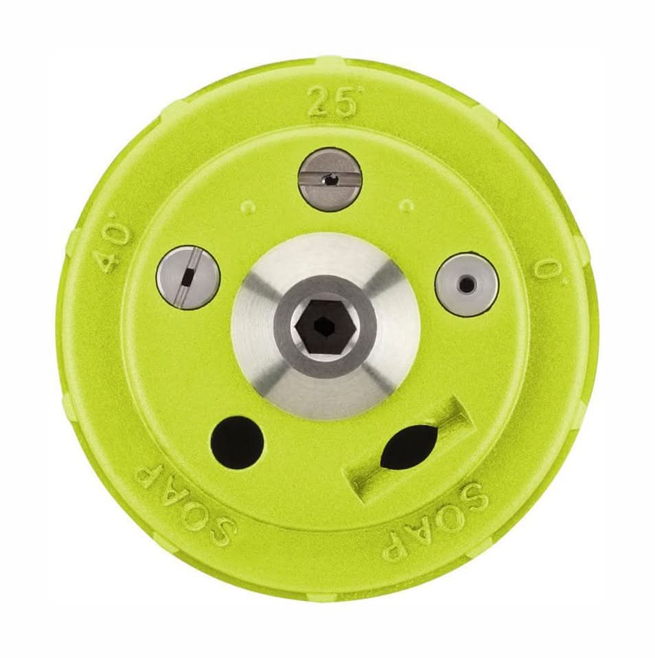 Ryobi 5-In-1 3,300 Psi Gas And Electric Pressure Washer Nozzle