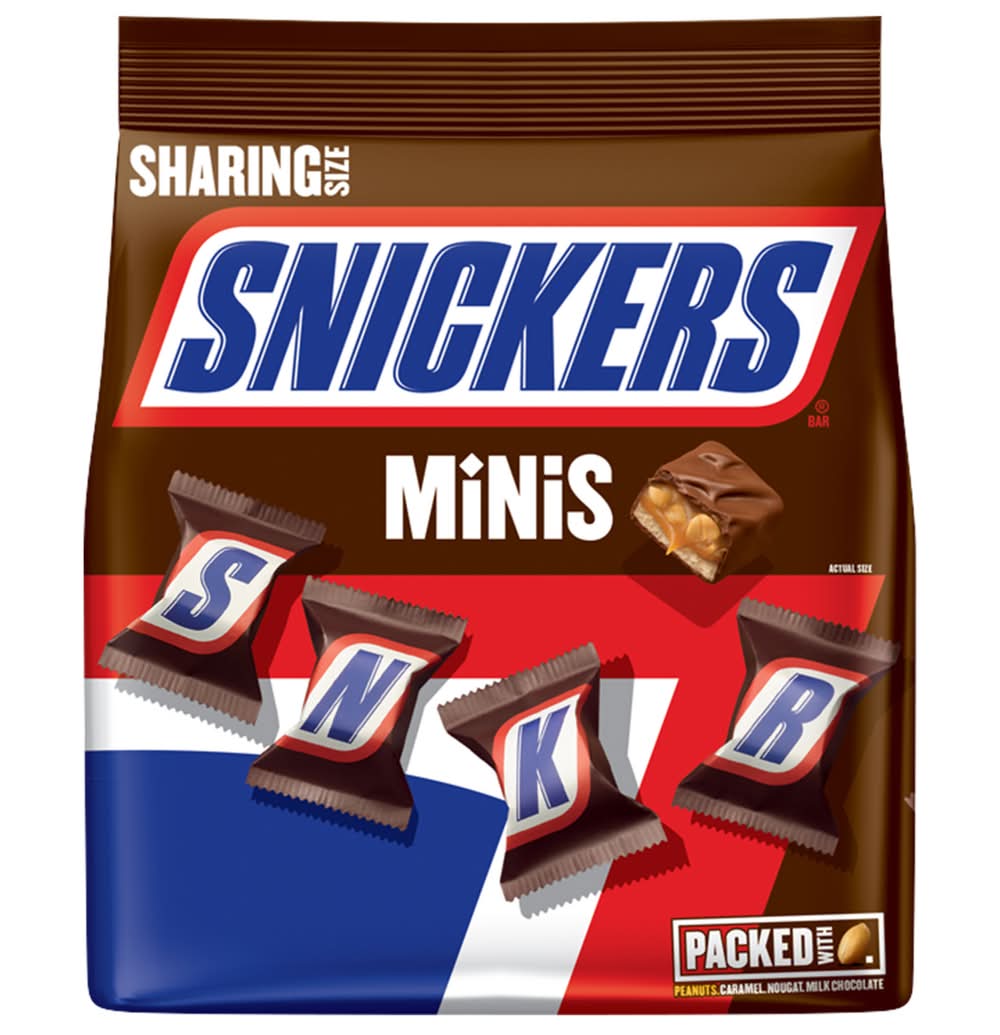 Snickers Chocolate Candy Bar Minis Size (9.7 oz)