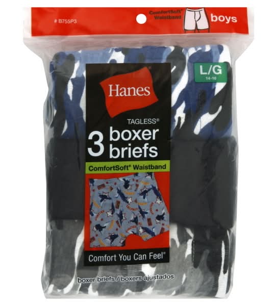 Hanes Boxer Briefs, L