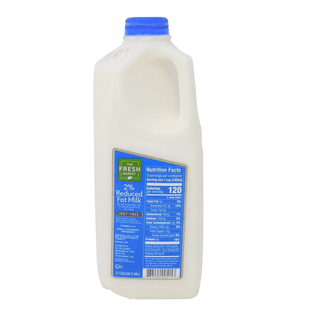 The Fresh Market 2% Reduced Fat Milk