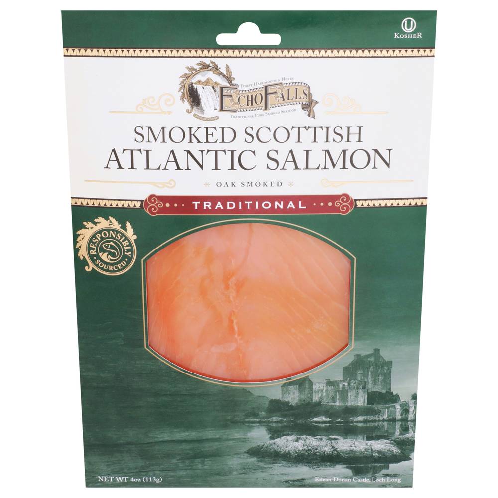 Echo Falls Scottish Style Smoked Atlantic Salmon (4 oz)