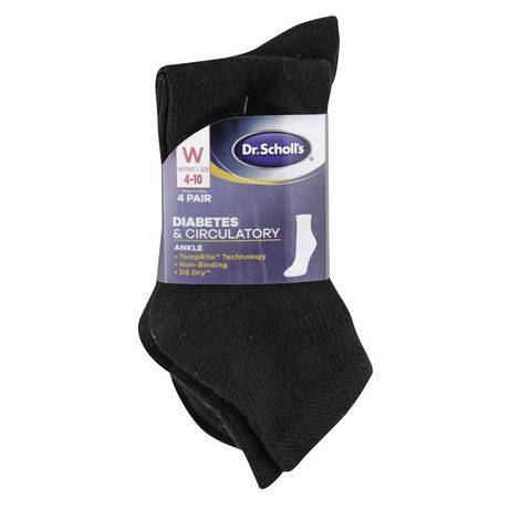 Dr. scholl's socquette pour diabetiques et circulation (t4 à 10)