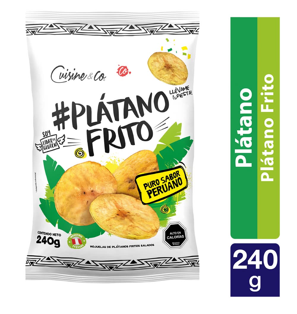 Cuisine & Co · Plátanos fritos salados (240 g)