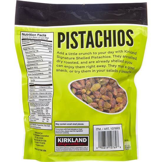 Kirkland Signature Shelled Pistachios (24 oz)