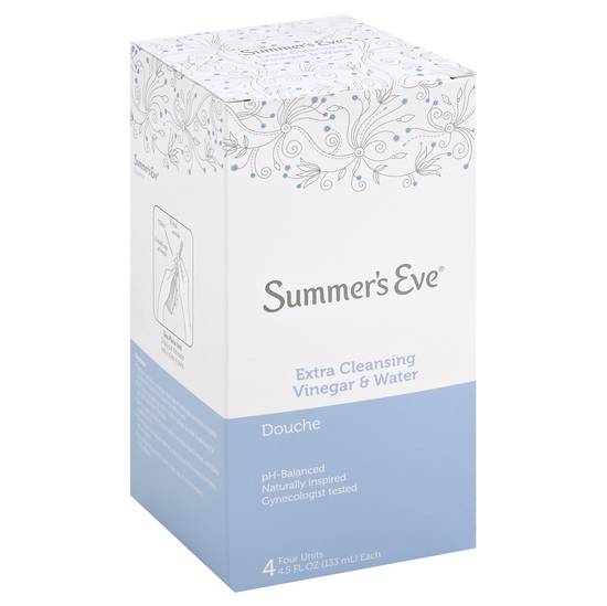 Summer's Eve Extra Cleansing Vinegar & Water Douche (4 ct)