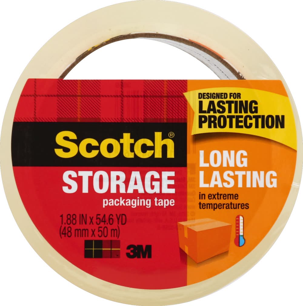 Scotch Long Lasting Storage Packaging Tape (8 oz)