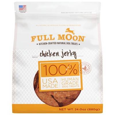 Full Moon Chicken Jerky Human Grade Dog Treats (24 oz)