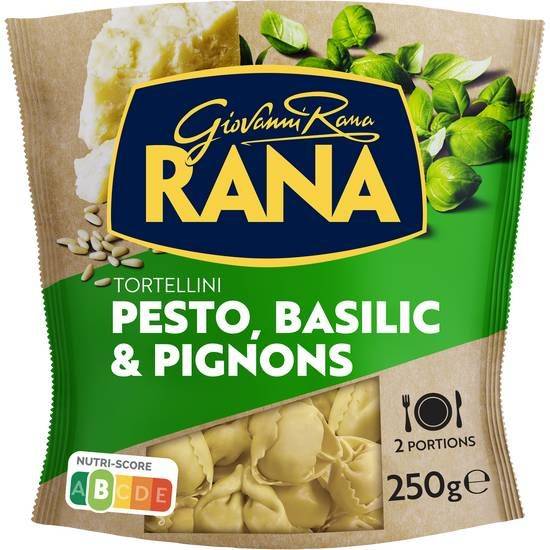 Rana tortellini pesto basilic et pignons